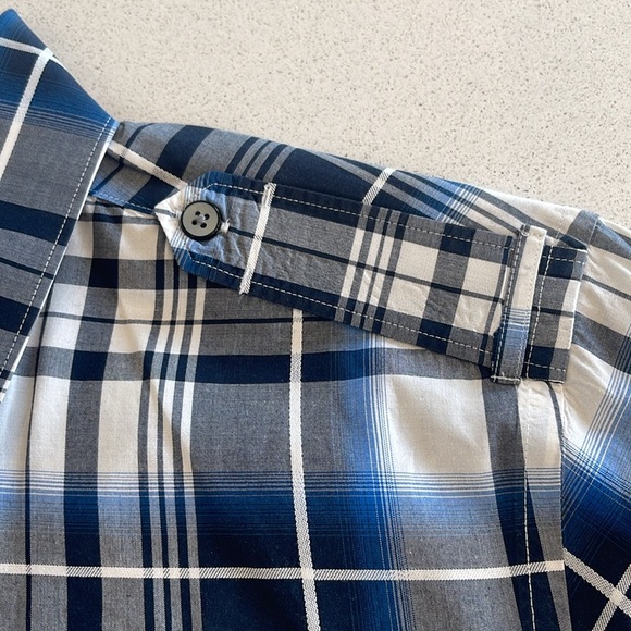 Express Plaid Button-Down Long Sleeve Shirt - Size M (Neck 15-15 1/2) - Picture 4 of 7